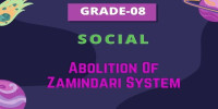 Abolition of Zamindari System class 8 social studies