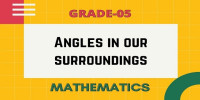 Angles in our surroundings class 5 mathematics
