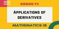 Applications of derivatives   