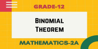 Binomial Theorem class 12 mathematics 2A