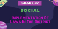 Ch 17 Implementation of Laws in the District Class 7 social