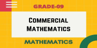 Commercial mathematics class 9 Examples