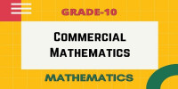 Commercial mathematics GST class 10
