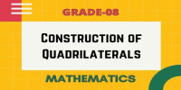 Construction of Quadrilaterals