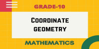 Coordinate geometry class 10 mathematics example 1
