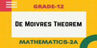 De Moivres Theorem Class 12 Mathematics 2A 