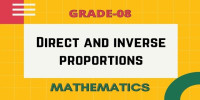 Direct and inverse proportions class 8 mathematics