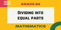 Dividing into equal parts class 4 mathematics