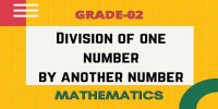 Division of one number by another number class 2 mathematics