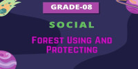 Forest using and protecting class 8 social