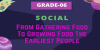From Gathering Food to Growing Food  The Earliest People Class 6 Social