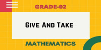 Give and take class 3 mathematics