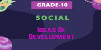 Ideas of Development class 10 social Studies
