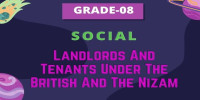 Landlords and Tenants under the British and the Nizam Class 8 social