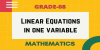 Linear equations in one variable class 8 mathematics