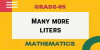 Many more liters class 5 mathematics