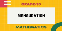 Mensuration formulas class 10 