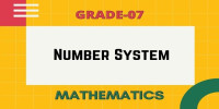 Number system class 7 mathematics 