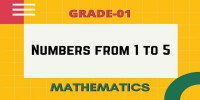 Numbers from 1 to 5 class 1 mathematics