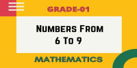 Numbers from 6 to 9 class 1 mathematics