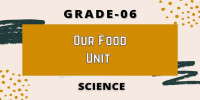 Our Food Unit Class 6 Science