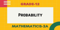 Probability Class 12 Mathematics 2A