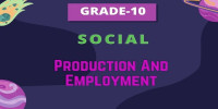 Production and Employment 10 class social studies