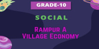 Rampur A Village Economy class 10 Social