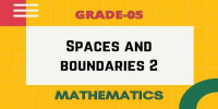 Spaces and Boundaries class 5 Mathematics