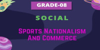 Sports Nationalism and Commerce Class 8 Social 