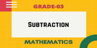 Subtraction class 3 mathematics