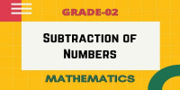 Subtraction of numbers class 2 mathematics