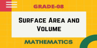 Surface Area and Volume class 8 mathematics
