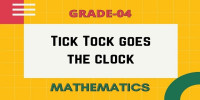 Tick Tock goes the clock class 4 mathematics