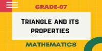 Triangle and Its Properties class 7 Mathematics