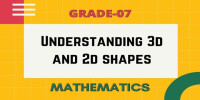 Understanding 3D and 2D shape 2 class 7 mathematics