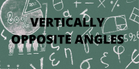 Vertically Opposite Angles