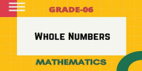 Whole Numbers class 6 mathematics